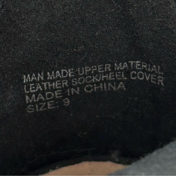 Suede Peep Toe Booties Chunky Block Heel Cut Out Heeled Ankle Booties Black - Picture 12 of 16